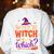 Which Witch Is Which Halloween For Women Men English Teacher Women's Sweatshirt Back Print White Which Witch Is Which Halloween For Women Men English Teacher Women's Sweatshirt Back Print White