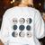 Women Science Teacher Moon Phases Scientist Back To School Women's Sweatshirt Back Print White