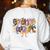 Women Spooky Science Teacher Halloween Science Stem Teacher Women's Sweatshirt Back Print White