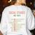World History Classroom Social Studies History Teacher Women's Sweatshirt Back Print White