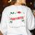 Xmas Lighting Santa's Favorite Math Teacher Christmas Women's Sweatshirt Back Print White Xmas Lighting Santa's Favorite Math Teacher Christmas Women's Sweatshirt Back Print White