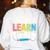 Y'All Gonna Learn Today Back To School First Day Teacher Women's Sweatshirt Back Print White Y'All Gonna Learn Today Back To School First Day Teacher Women's Sweatshirt Back Print White