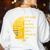 Yoga Meditation Buddha Yoga Teacher T-Shirt Women's Sweatshirt Back Print White