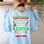 12 Days Of Teaching Special Education IEPS SPED Teacher Xmas Women's Sweatshirt Back Print Light Blue