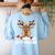 2nd Grade Teacher Christmas Second Grade Squad Reindeer Xmas For Men Women Kids Women's Sweatshirt Back Print Light Blue 2nd Grade Teacher Christmas Second Grade Squad Reindeer Xmas For Men Women Kids Women's Sweatshirt Back Print Light Blue