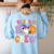 3rd Grade Boo Crew Spooky Third Grade Halloween Teacher Women's Sweatshirt Back Print Light Blue 3rd Grade Boo Crew Spooky Third Grade Halloween Teacher Women's Sweatshirt Back Print Light Blue
