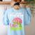 3rd Grade Teachers Love Brains Zombie Teacher Halloween Women's Sweatshirt Back Print Light Blue 3rd Grade Teachers Love Brains Zombie Teacher Halloween Women's Sweatshirt Back Print Light Blue