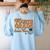 4th Grade Back To School Fourth Grade Dream Team Teacher Women's Sweatshirt Back Print Light Blue 4th Grade Back To School Fourth Grade Dream Team Teacher Women's Sweatshirt Back Print Light Blue