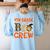 4th Grade Boo Crew Teacher Student Halloween Women's Sweatshirt Back Print Light Blue 4th Grade Boo Crew Teacher Student Halloween Women's Sweatshirt Back Print Light Blue