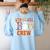 5th Grade Boo Crew Halloween Teachers Students Women's Sweatshirt Back Print Light Blue 5th Grade Boo Crew Halloween Teachers Students Women's Sweatshirt Back Print Light Blue