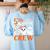 5th Grade Boo Crew Teachers Students Ghost Halloween Women's Sweatshirt Back Print Light Blue