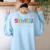 5th Grade Team Like A Normal Team But Much Cooler Teacher Women's Sweatshirt Back Print Light Blue 5th Grade Team Like A Normal Team But Much Cooler Teacher Women's Sweatshirt Back Print Light Blue