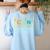 67 Meme Six Seven Teacher Science Periodic Table Women's Sweatshirt Back Print Light Blue 67 Meme Six Seven Teacher Science Periodic Table Women's Sweatshirt Back Print Light Blue