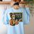67 Teacher Halloween Skeleton Women's Sweatshirt Back Print Light Blue 67 Teacher Halloween Skeleton Women's Sweatshirt Back Print Light Blue