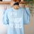 7th Grade Squad Back To School Student Teacher Women's Sweatshirt Back Print Light Blue