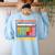 AAC Awareness AAC Teacher It's Not A Screen It's My Voice Men Women Women's Sweatshirt Back Print Light Blue AAC Awareness AAC Teacher It's Not A Screen It's My Voice Men Women Women's Sweatshirt Back Print Light Blue