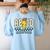 ABCD Highway To Spell Pencil Teacher & Student Font Me Women's Sweatshirt Back Print Light Blue ABCD Highway To Spell Pencil Teacher & Student Font Me Women's Sweatshirt Back Print Light Blue