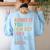 Admit It You Low Key Love Science Bruh Scientist Teacher Women's Sweatshirt Back Print Light Blue Admit It You Low Key Love Science Bruh Scientist Teacher Women's Sweatshirt Back Print Light Blue