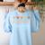 AG Teacher Future Farmer Agriculture Teacher Women's Sweatshirt Back Print Light Blue AG Teacher Future Farmer Agriculture Teacher Women's Sweatshirt Back Print Light Blue