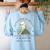 Alexander Hamilton Wrote 51 Essays In 6 Months Teacher Quote Women's Sweatshirt Back Print Light Blue Alexander Hamilton Wrote 51 Essays In 6 Months Teacher Quote Women's Sweatshirt Back Print Light Blue