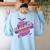 Algebra Teacher Halloween Spooky Ghost Math Mathematics Grad Women's Sweatshirt Back Print Light Blue Algebra Teacher Halloween Spooky Ghost Math Mathematics Grad Women's Sweatshirt Back Print Light Blue
