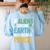 If Aliens Can Find Earth You Can Find a Pencil Teacher Women's Sweatshirt Back Print Light Blue If Aliens Can Find Earth You Can Find a Pencil Teacher Women's Sweatshirt Back Print Light Blue