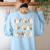 Art Teacher Ghost Halloween Artists Painter Teacher Spooky Women's Sweatshirt Back Print Light Blue Art Teacher Ghost Halloween Artists Painter Teacher Spooky Women's Sweatshirt Back Print Light Blue