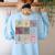 Art Teacher Life Retro Groovy Teaching Future Artists Women's Sweatshirt Back Print Light Blue Art Teacher Life Retro Groovy Teaching Future Artists Women's Sweatshirt Back Print Light Blue
