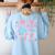 Ask Me How To Join PTA Crew Parent Teacher Matching School Women's Sweatshirt Back Print Light Blue Ask Me How To Join PTA Crew Parent Teacher Matching School Women's Sweatshirt Back Print Light Blue