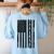 ASL Flag Sign Language Deaf ASL Teacher For Men Women Women's Sweatshirt Back Print Light Blue ASL Flag Sign Language Deaf ASL Teacher For Men Women Women's Sweatshirt Back Print Light Blue