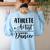 Athlete Plus Artist Equals Dancer Ballerina Teacher Student For Men Women Kids Women's Sweatshirt Back Print Light Blue