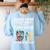 Theatre Teacher Drama Lover Theatre Mask Drama Teacher Women's Sweatshirt Back Print Light Blue Theatre Teacher Drama Lover Theatre Mask Drama Teacher Women's Sweatshirt Back Print Light Blue