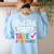 But Did You Take Attendance Teacher Back To School Women's Sweatshirt Back Print Light Blue But Did You Take Attendance Teacher Back To School Women's Sweatshirt Back Print Light Blue