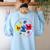 Autism Awareness Shirt Periodic Puzzle Science Teacher Men Women Kids Women's Sweatshirt Back Print Light Blue Autism Awareness Shirt Periodic Puzzle Science Teacher Men Women Kids Women's Sweatshirt Back Print Light Blue