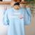 I Make Babies Cry Float Funny Swimming Coach Teacher Gift Women's Sweatshirt Back Print Light Blue I Make Babies Cry Float Funny Swimming Coach Teacher Gift Women's Sweatshirt Back Print Light Blue