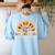 Back To School Kindergarten Dream Team Teacher Love Floral Women's Sweatshirt Back Print Light Blue Back To School Kindergarten Dream Team Teacher Love Floral Women's Sweatshirt Back Print Light Blue