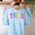 Back To School Neon Checkered Third Grade Colorful Teacher Women's Sweatshirt Back Print Light Blue Back To School Neon Checkered Third Grade Colorful Teacher Women's Sweatshirt Back Print Light Blue
