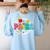 Back To School Para For Men Women Teacher Women's Sweatshirt Back Print Light Blue Back To School Para For Men Women Teacher Women's Sweatshirt Back Print Light Blue