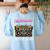 Back To School Retro Technology Is My Jam 80's Teacher Women's Sweatshirt Back Print Light Blue Back To School Retro Technology Is My Jam 80's Teacher Women's Sweatshirt Back Print Light Blue