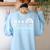 Beautiful Day To Support Public Education Teacher Red For Ed Women's Sweatshirt Back Print Light Blue Beautiful Day To Support Public Education Teacher Red For Ed Women's Sweatshirt Back Print Light Blue