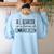 All Behavior Is A Form Of Communication SPED Teacher Autism Men Women Women's Sweatshirt Back Print Light Blue All Behavior Is A Form Of Communication SPED Teacher Autism Men Women Women's Sweatshirt Back Print Light Blue