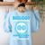 Biology Facts Science Teacher Student Biologist Women's Sweatshirt Back Print Light Blue Biology Facts Science Teacher Student Biologist Women's Sweatshirt Back Print Light Blue