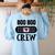 Boo Boo Crew First Aid School Nurse Day Care Teacher Women's Sweatshirt Back Print Light Blue Boo Boo Crew First Aid School Nurse Day Care Teacher Women's Sweatshirt Back Print Light Blue