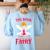 The Book Fairy Reading Teacher Librarian T-Shirt Women's Sweatshirt Back Print Light Blue