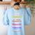 Books Reading English Teacher Student For Men Women Kids Women's Sweatshirt Back Print Light Blue Books Reading English Teacher Student For Men Women Kids Women's Sweatshirt Back Print Light Blue
