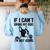 Boston Terrier If I Can't Bring My Dog I'm Not Going Men Women Kids Women's Sweatshirt Back Print Light Blue
