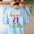 My Broom Broke So Now I Teach Teacher Witch Halloween Women's Sweatshirt Back Print Light Blue My Broom Broke So Now I Teach Teacher Witch Halloween Women's Sweatshirt Back Print Light Blue