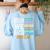 Bruh We Back Bruh No Cap We'Re Back Teacher Student Women's Sweatshirt Back Print Light Blue Bruh We Back Bruh No Cap We'Re Back Teacher Student Women's Sweatshirt Back Print Light Blue