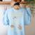 Bruh The Math Ain’t Mathin Halloween Skeleton Math Teacher Women's Sweatshirt Back Print Light Blue Bruh The Math Ain’t Mathin Halloween Skeleton Math Teacher Women's Sweatshirt Back Print Light Blue