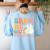 Bruh We Out Teacher Retro Last Day Of School Boys Girls Kids Women's Sweatshirt Back Print Light Blue Bruh We Out Teacher Retro Last Day Of School Boys Girls Kids Women's Sweatshirt Back Print Light Blue